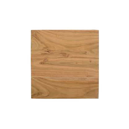 Global Archive Solid Mango Hardwood Modern Angled Jasper Table
