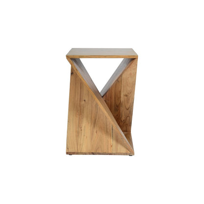 Global Archive Solid Mango Hardwood Modern Angled Jasper Table
