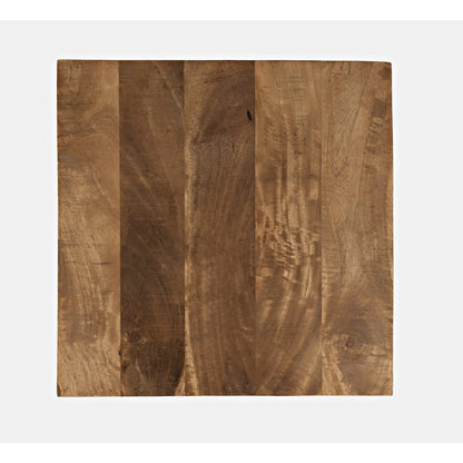 Global Archive Solid Mango Hardwood Modern Angled Jasper Table