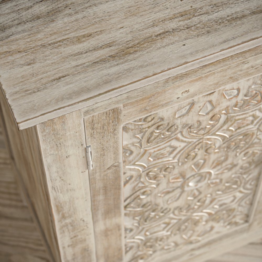 Global Archive Hand Carved 32" Accent Chest
