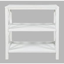 Bridgehampton X-Side Rustic Solid Wood Bookcase