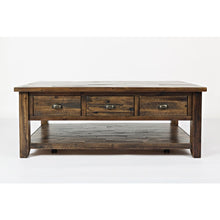 Artisan's Craft Rustic Farmhouse Distressed Solid Wood Coffee Table
