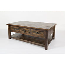Artisan's Craft Rustic Farmhouse Distressed Solid Wood Coffee Table