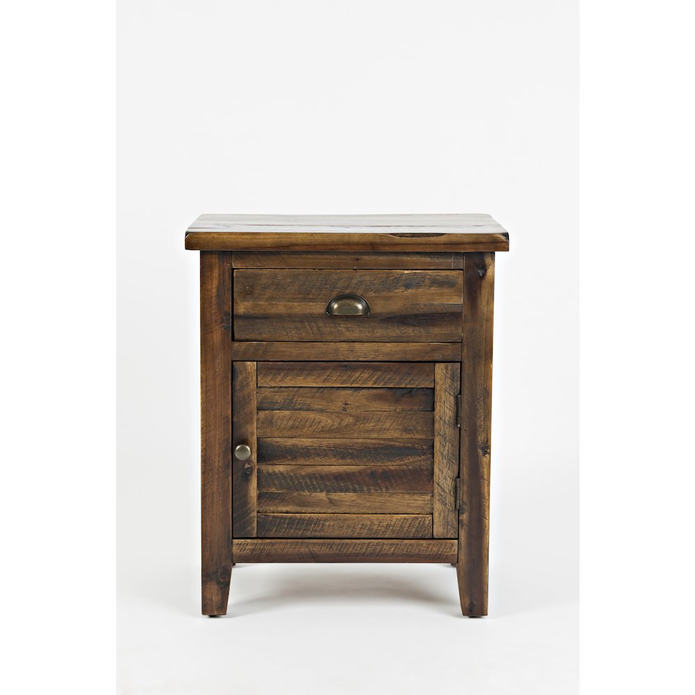 Artisan's Craft Rustic Farmhouse Distressed Solid Wood Accent Table