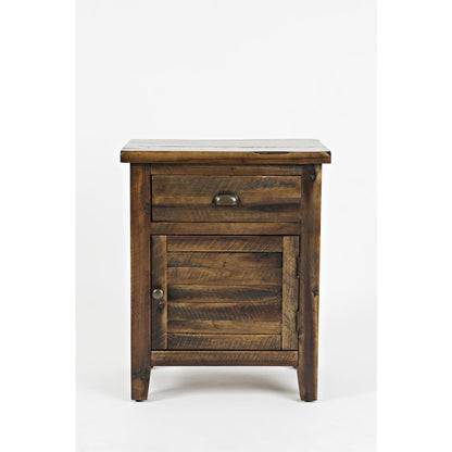 Artisan's Craft Rustic Farmhouse Distressed Solid Wood Accent Table