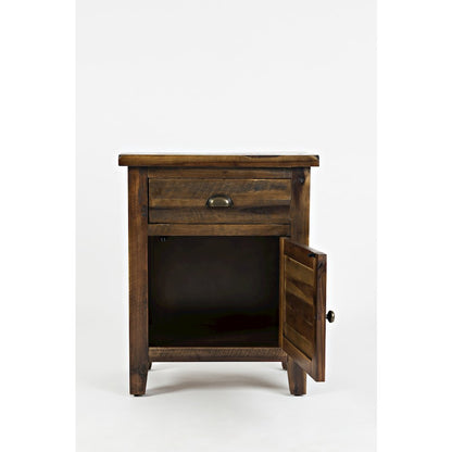 Artisan's Craft Rustic Farmhouse Distressed Solid Wood Accent Table