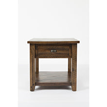 Artisan's Craft Rustic Farmhouse Distressed Solid Wood End Table