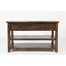 Artisan's Craft Rustic Farmhouse Distressed Solid Wood 50" Sofa Table