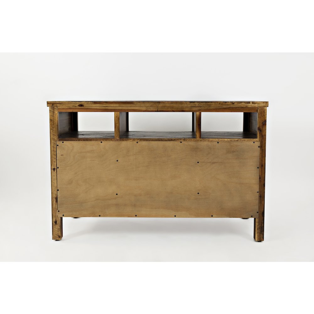 50" Rustic Farmhouse Solid Wood Distressed Media Console TV Stand