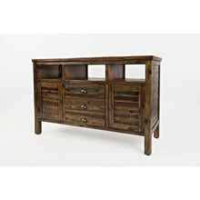 50" Rustic Farmhouse Solid Wood Distressed Media Console TV Stand