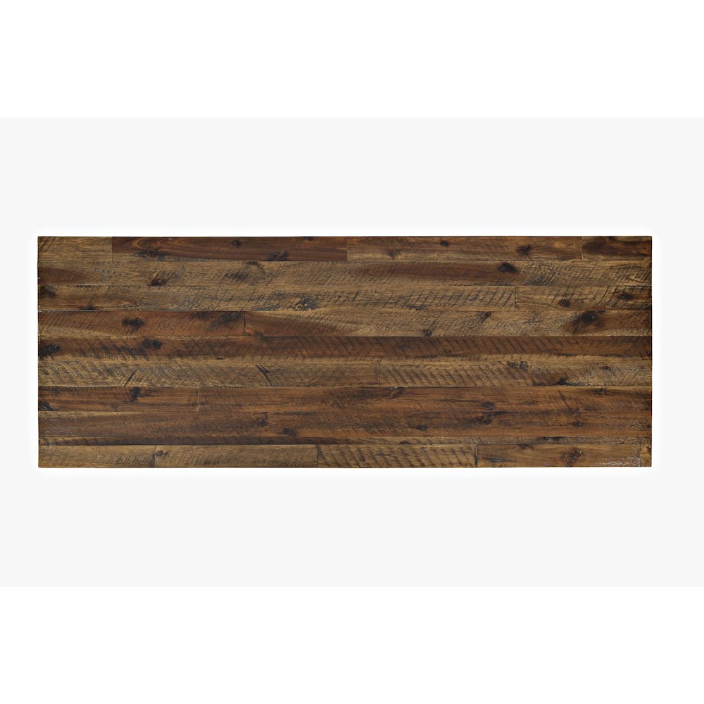 Artisan's Craft Rustic Farmhouse Distressed Acacia 5-Drawer Desk