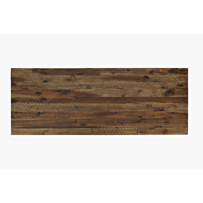 Artisan's Craft Rustic Farmhouse Distressed Acacia 5-Drawer Desk