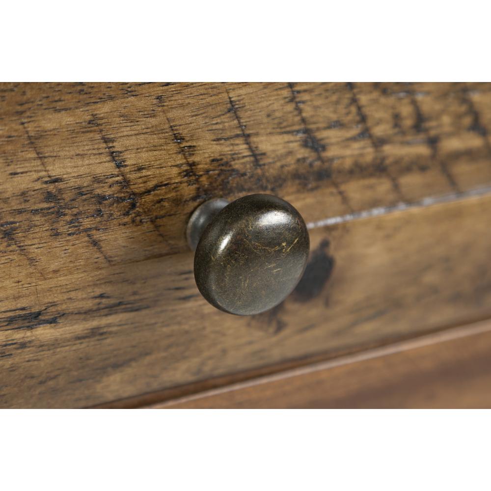 5-Drawer Desk - Dakota Oak