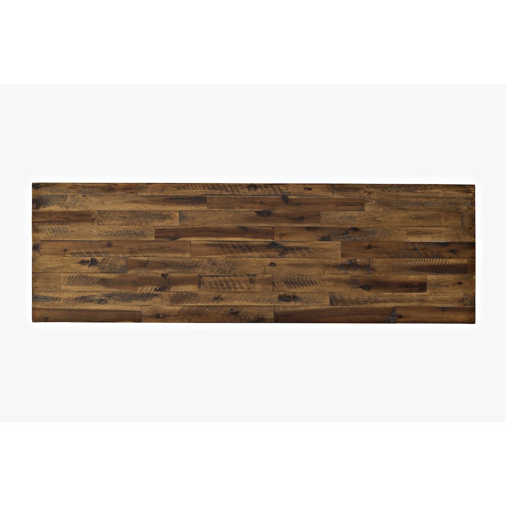 60" Rustic Farmhouse Solid Wood Distressed Media Console TV Stand