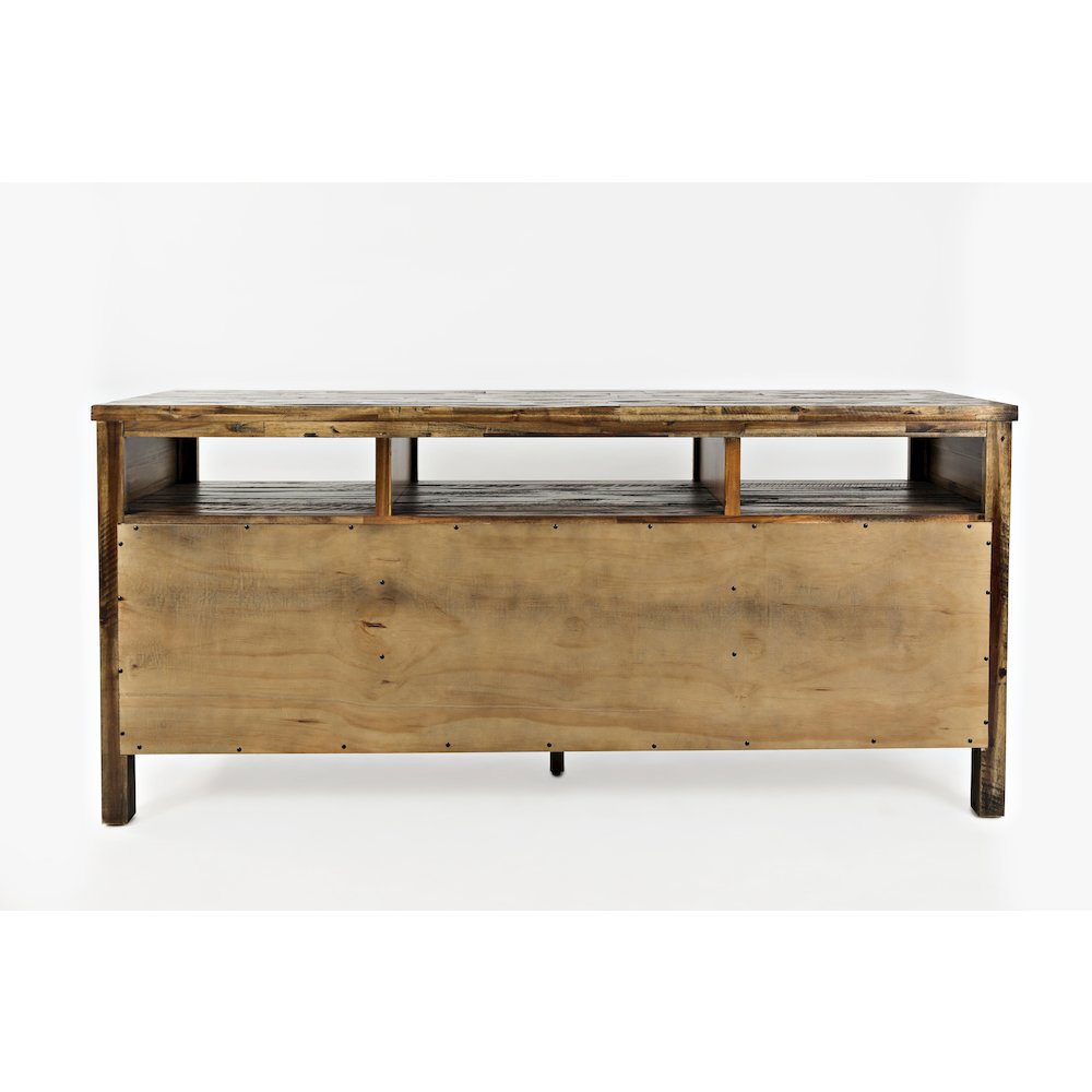Artisan's Craft Rustic Farmhouse Distressed Acacia Media Console 70"