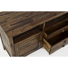 Artisan's Craft Rustic Farmhouse Distressed Acacia Media Console 70"