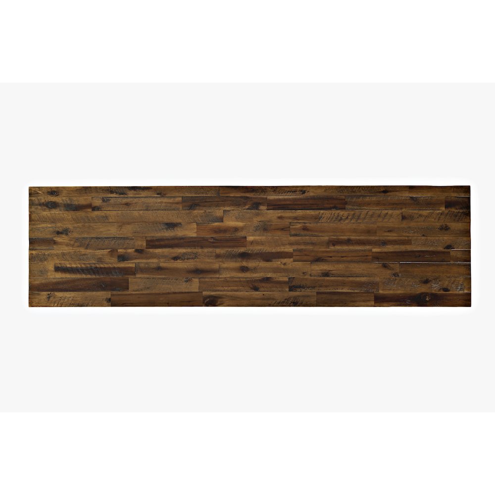 Artisan's Craft Rustic Farmhouse Distressed Acacia Media Console 70"