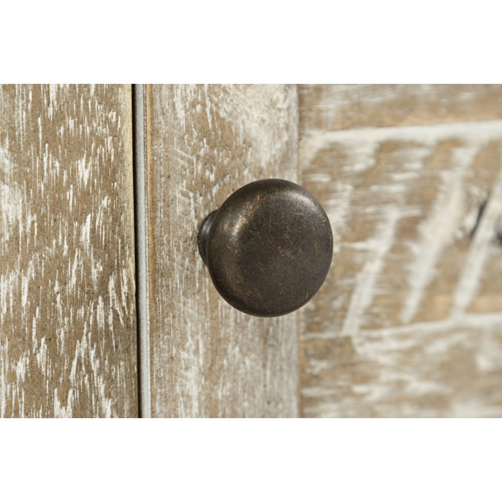Artisan's Craft Rustic Farmhouse Distressed Solid Wood Accent Table