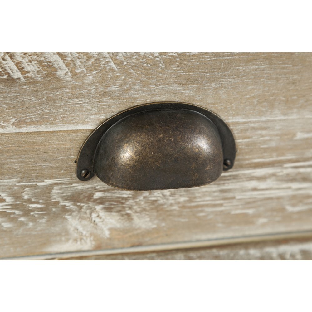Artisan's Craft Rustic Farmhouse Distressed Solid Wood Accent Table