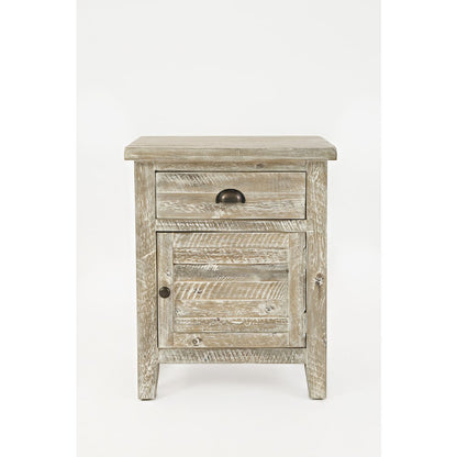 Artisan's Craft Rustic Farmhouse Distressed Solid Wood Accent Table