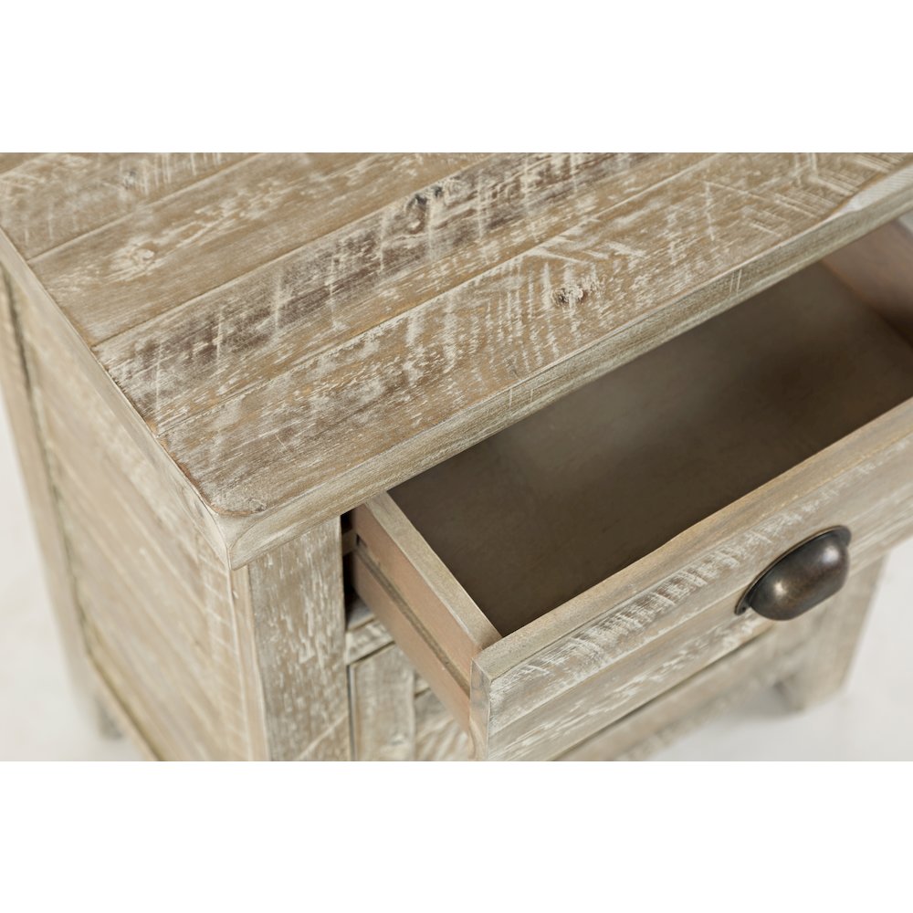 Artisan's Craft Rustic Farmhouse Distressed Solid Wood Accent Table