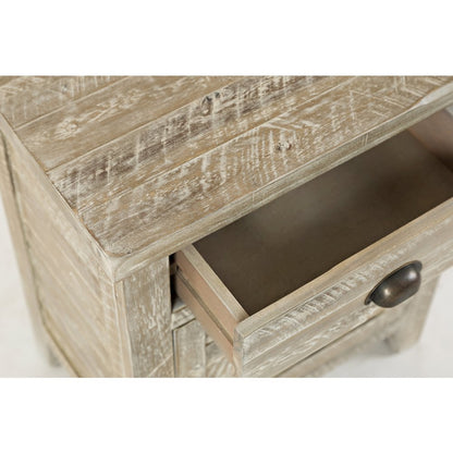 Artisan's Craft Rustic Farmhouse Distressed Solid Wood Accent Table