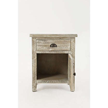 Artisan's Craft Rustic Farmhouse Distressed Solid Wood Accent Table