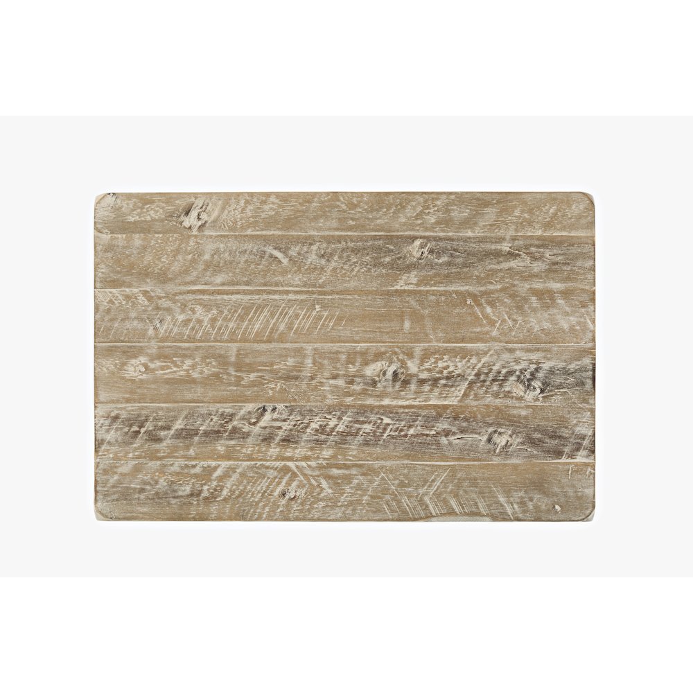 Artisan's Craft Rustic Farmhouse Distressed Solid Wood Accent Table