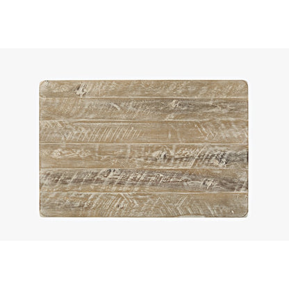 Artisan's Craft Rustic Farmhouse Distressed Solid Wood Accent Table
