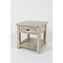Artisan's Craft Rustic Farmhouse Distressed Solid Wood End Table
