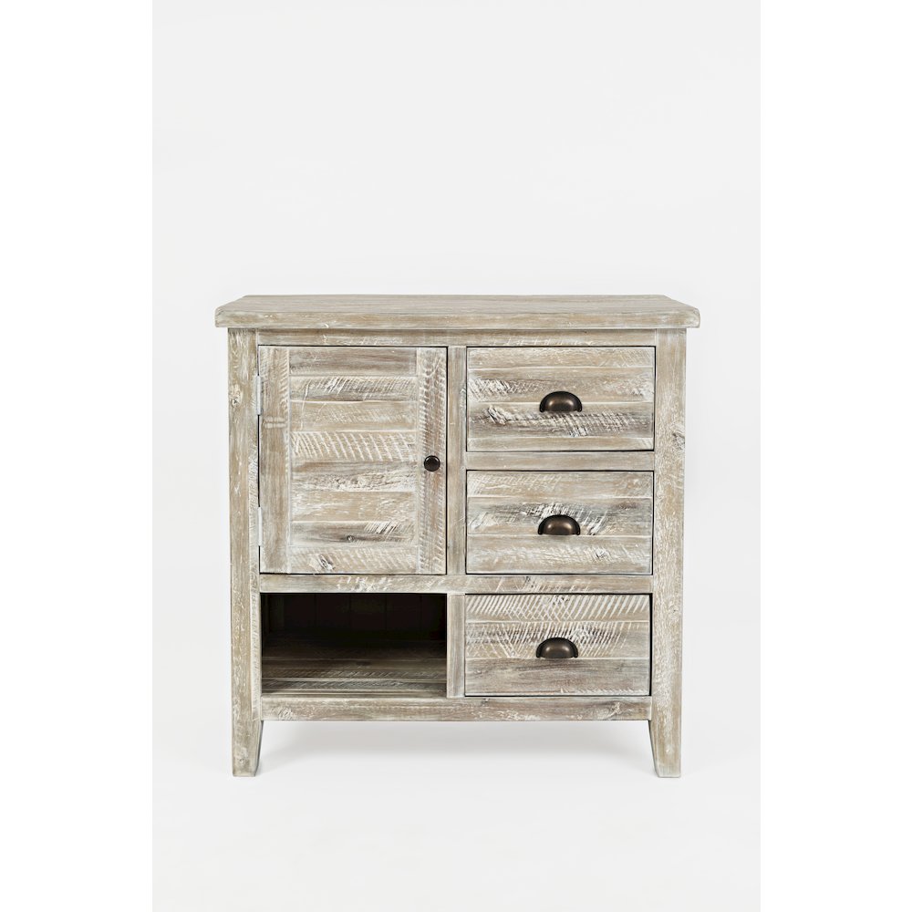 Artisan's Craft Rustic Farmhouse Distressed Acacia Accent Chest