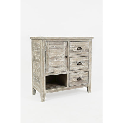 Artisan's Craft Rustic Farmhouse Distressed Acacia Accent Chest