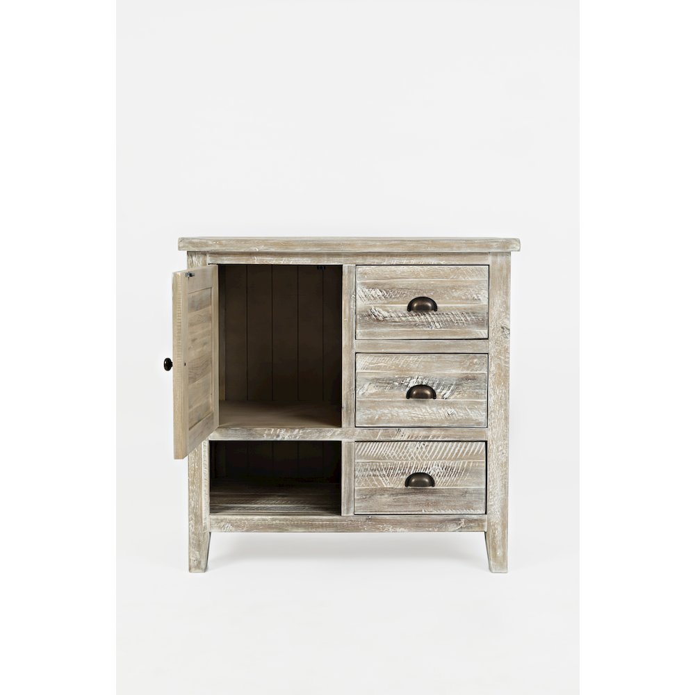 Artisan's Craft Rustic Farmhouse Distressed Acacia Accent Chest