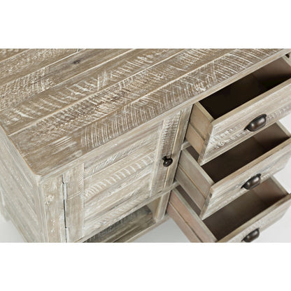 Artisan's Craft Rustic Farmhouse Distressed Acacia Accent Chest