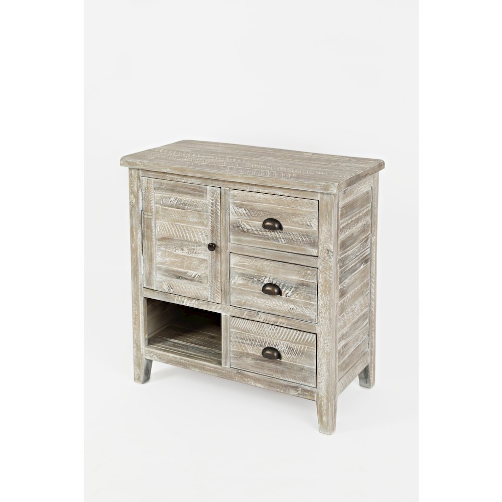 Artisan's Craft Rustic Farmhouse Distressed Acacia Accent Chest