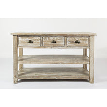 Artisan's Craft Rustic Farmhouse Distressed Solid Wood 50" Sofa Table