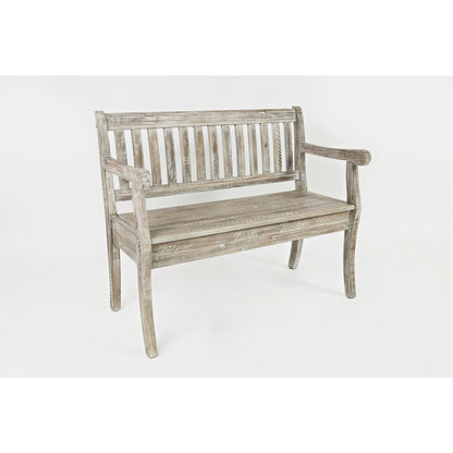 Artisan's Craft 42" Rustic Farmhouse Distressed Solid Wood Storage Bench