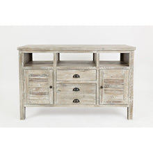 50" Rustic Farmhouse Solid Wood Distressed Media Console TV Stand