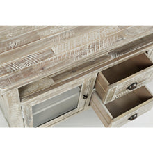54" Rustic Farmhouse Solid Wood Distressed Media Console TV Stand