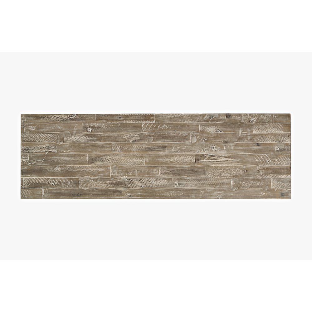 60" Rustic Farmhouse Solid Wood Distressed Media Console TV Stand