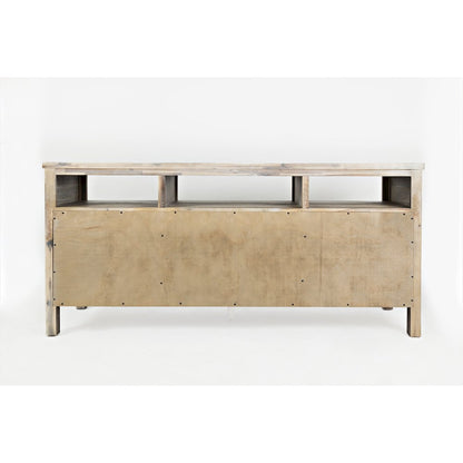 Artisan's Craft Rustic Farmhouse Distressed Acacia Media Console 70"
