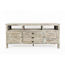 Artisan's Craft Rustic Farmhouse Distressed Acacia Media Console 70"