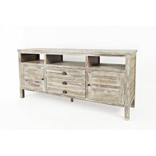 Artisan's Craft Rustic Farmhouse Distressed Acacia Media Console 70"