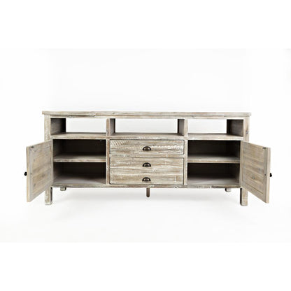 70" Media Console - Washed Grey