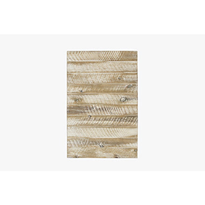 Artisan's Craft Rustic Farmhouse Distressed Solid Wood Chairside Table