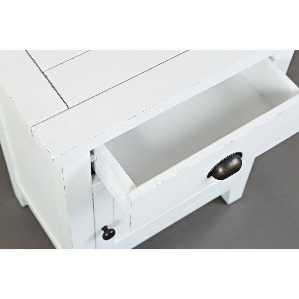 Artisan's Craft Rustic Farmhouse Distressed Solid Wood Accent Table