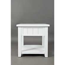 Artisan's Craft Rustic Farmhouse Distressed Acacia End Table