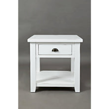 Artisan's Craft Rustic Farmhouse Distressed Acacia End Table