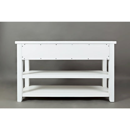 Artisan's Craft Rustic Farmhouse Distressed Solid Wood 50" Sofa Table