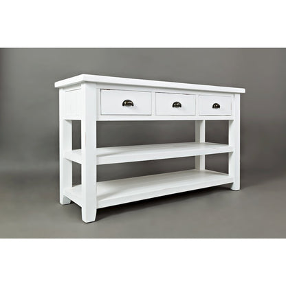 Artisan's Craft Rustic Farmhouse Distressed Solid Wood 50" Sofa Table